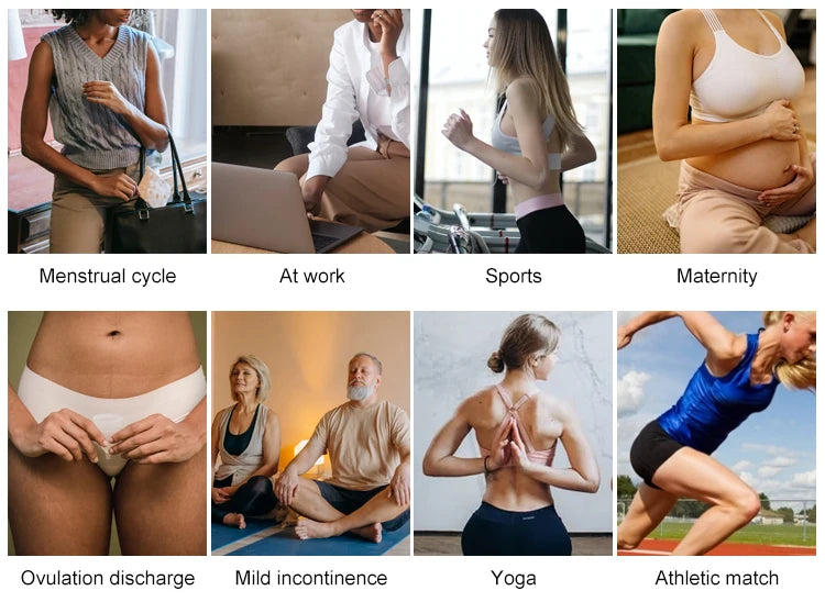 Hot Sale Mid-Rise Seamless Menstrual Period Panties 4 Layers Absorbent Leak Proof Culotte Lengthened Menstrual Panties