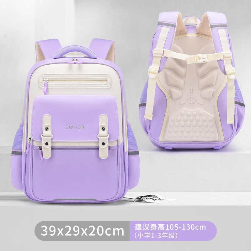 waterproof Children School Bags Girls boys Primary school backpack Orthopedic Backpack schoolbag kids book bag Mochila Infantil