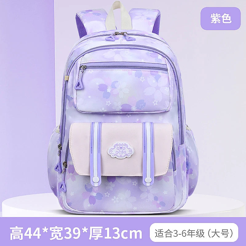 Princess Orthopedic Kids School Bag 2025 Children's Backpack for Girls Primary School Book Bag - Sustainable & Comfortable