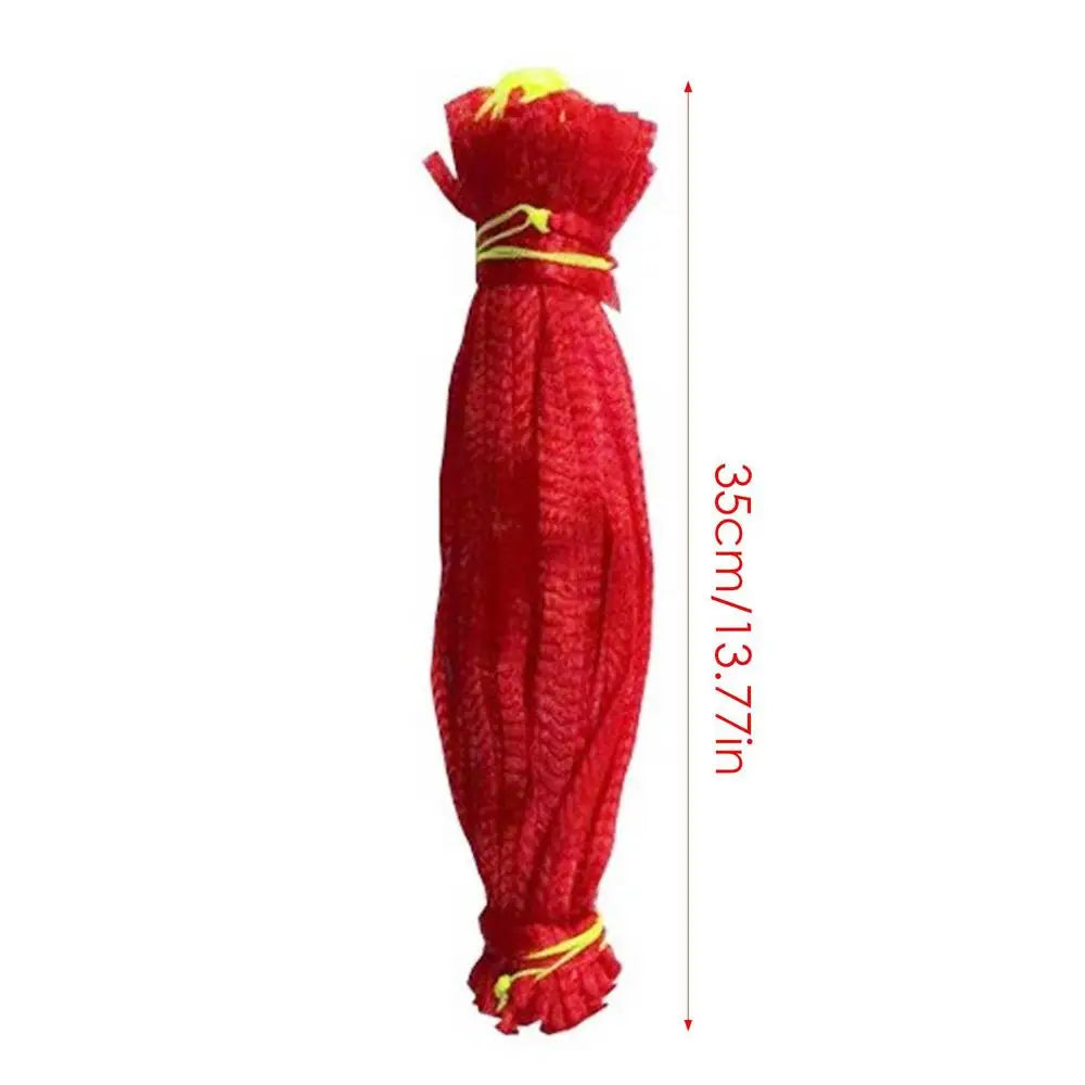 100PCS Melons Hammock Netting Bags Red Reusable Watermelon Support Nets With Rope Closures For Cantaloupes,Fruit Protection