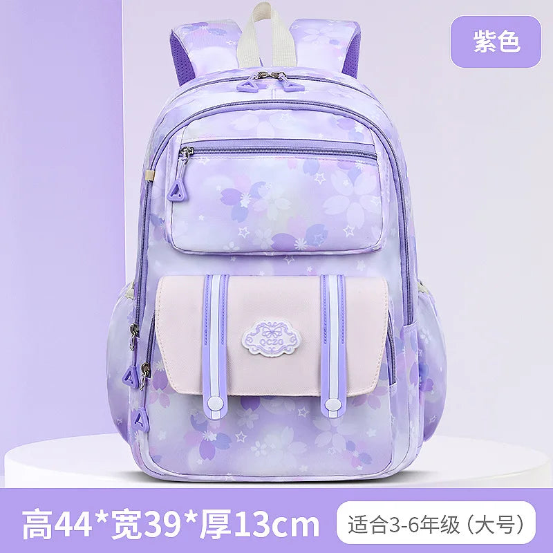 Princess Orthopedic Kids School Bag 2025 Children's Backpack for Girls Primary School Book Bag - Sustainable & Comfortable