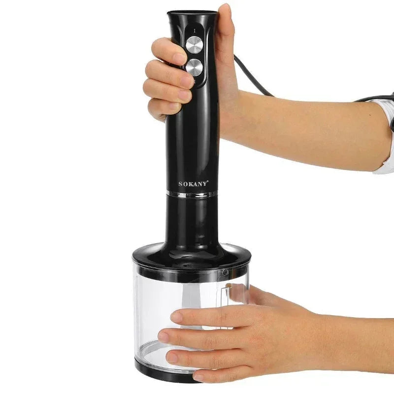 4 in 1 Household Multi-function Blender 110V/220V Electric Handheld Immersion Blender Baby Food Maker Kitchen Appliances