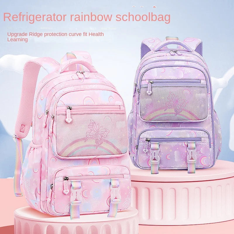 Princess Orthopedic Kids School Bag 2025 Children's Backpack for Girls Primary School Book Bag - Sustainable & Comfortable