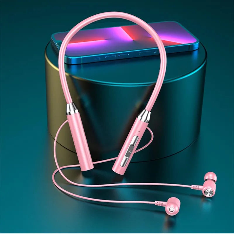 Neckband Magnetic Earphones Bluetooth Wireless Headphones Bluetooth Sport Running Earbuds Waterproof Bluetooth Headset With Mic