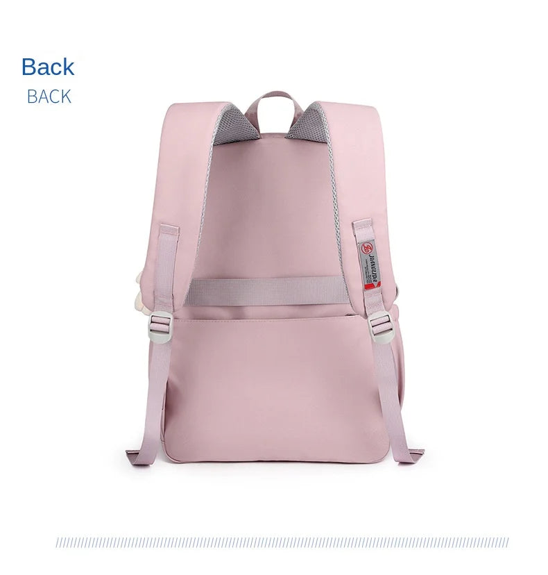 Children School Bags For Girls Large Schoolbag Kawaii Primary School Backpack Kids Book Bag Waterproof Laptop Travel Rucksack