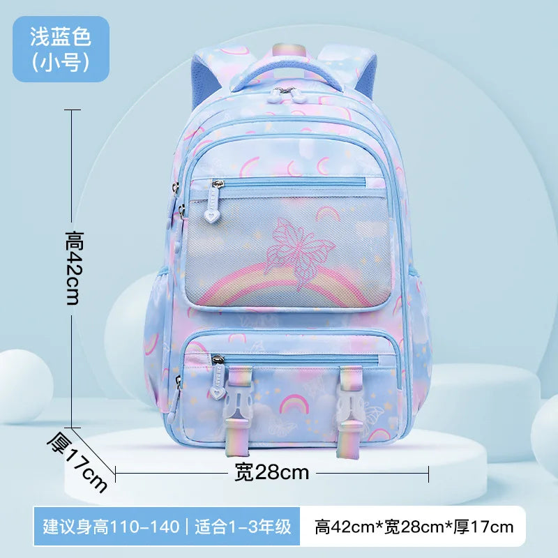 Princess Orthopedic Kids School Bag 2025 Children's Backpack for Girls Primary School Book Bag - Sustainable & Comfortable
