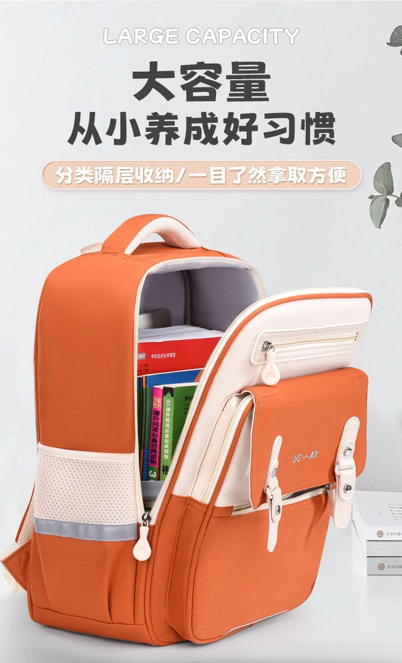 waterproof Children School Bags Girls boys Primary school backpack Orthopedic Backpack schoolbag kids book bag Mochila Infantil