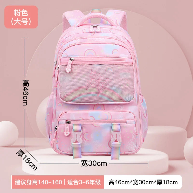 Princess Orthopedic Kids School Bag 2025 Children's Backpack for Girls Primary School Book Bag - Sustainable & Comfortable