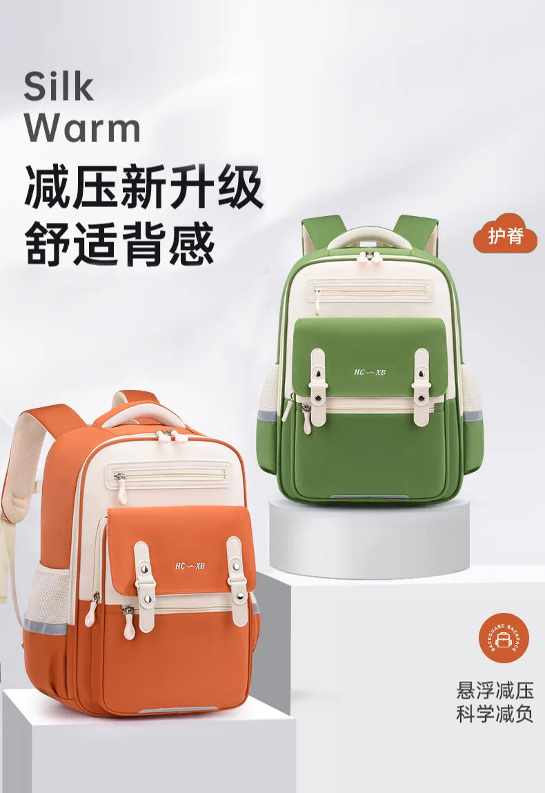 waterproof Children School Bags Girls boys Primary school backpack Orthopedic Backpack schoolbag kids book bag Mochila Infantil