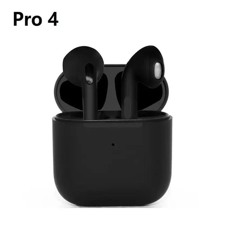 Pro 4 TWS Wireless Headphones Earphone Bluetooth-compatible 5.3 Waterproof Headset with Mic for Xiaomi iPhone Pro4 Earbuds Game