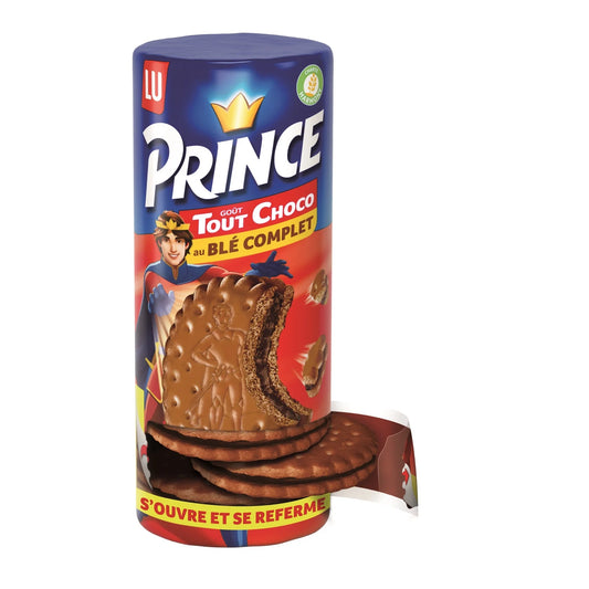 Biscuits fourrés tout chocolat au blé complet Prince
