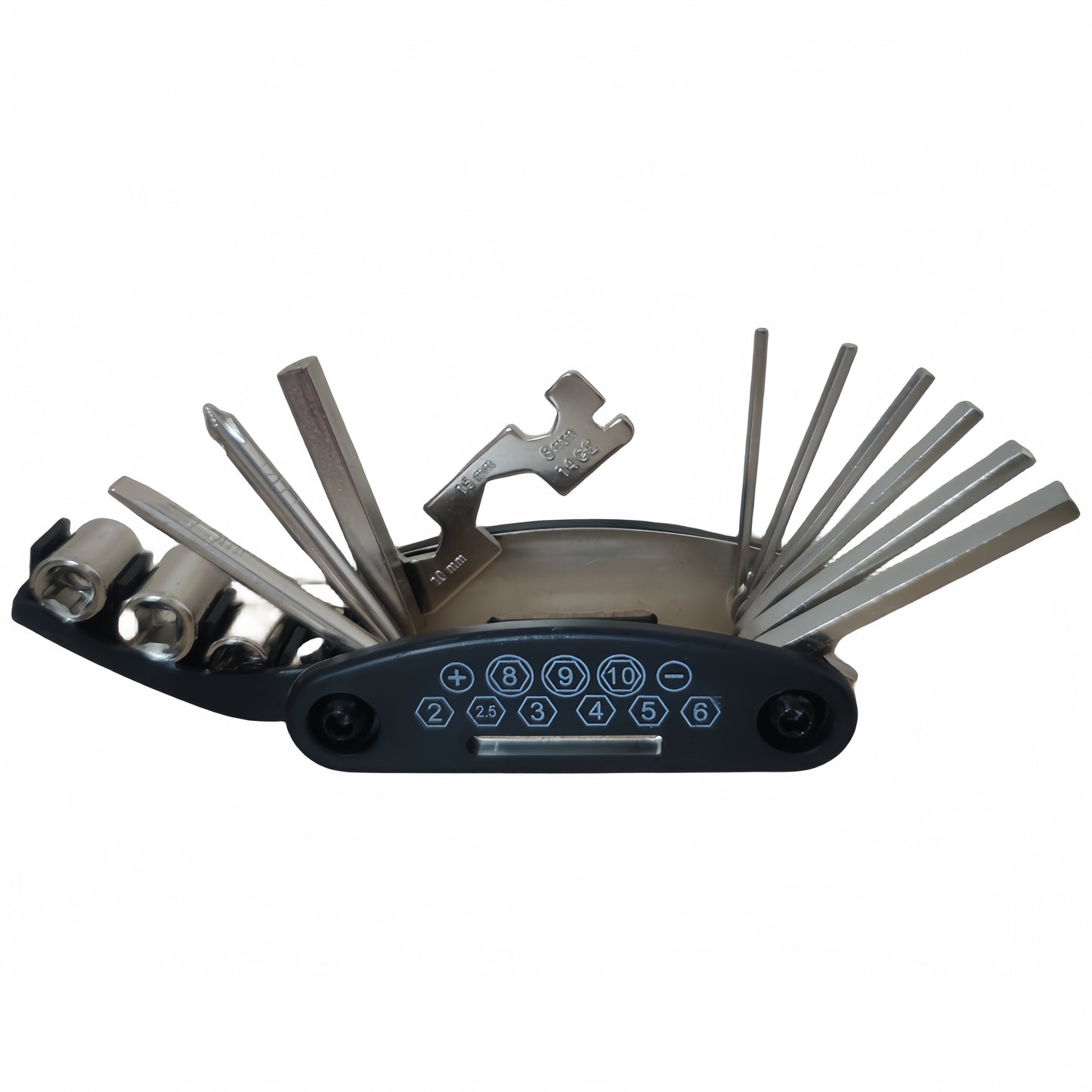16-in-1 High-Carbon Steel Mountain Bike Repair Tool Kit - Essential Tools for Quick and Easy Bike Maintenance
