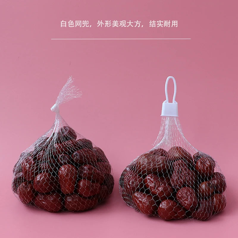 100pcs Plastic net bag packing mesh bag to receive packaging net food packaging net  arts and crafts Gardening net