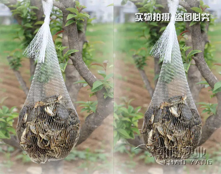 100pcs Plastic net bag packing mesh bag to receive packaging net food packaging net  arts and crafts Gardening net
