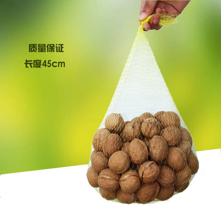 100pcs Plastic net bag packing mesh bag to receive packaging net food packaging net  arts and crafts Gardening net
