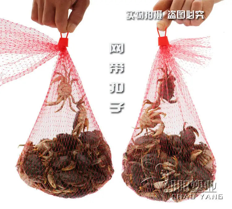 100pcs Plastic net bag packing mesh bag to receive packaging net food packaging net  arts and crafts Gardening net
