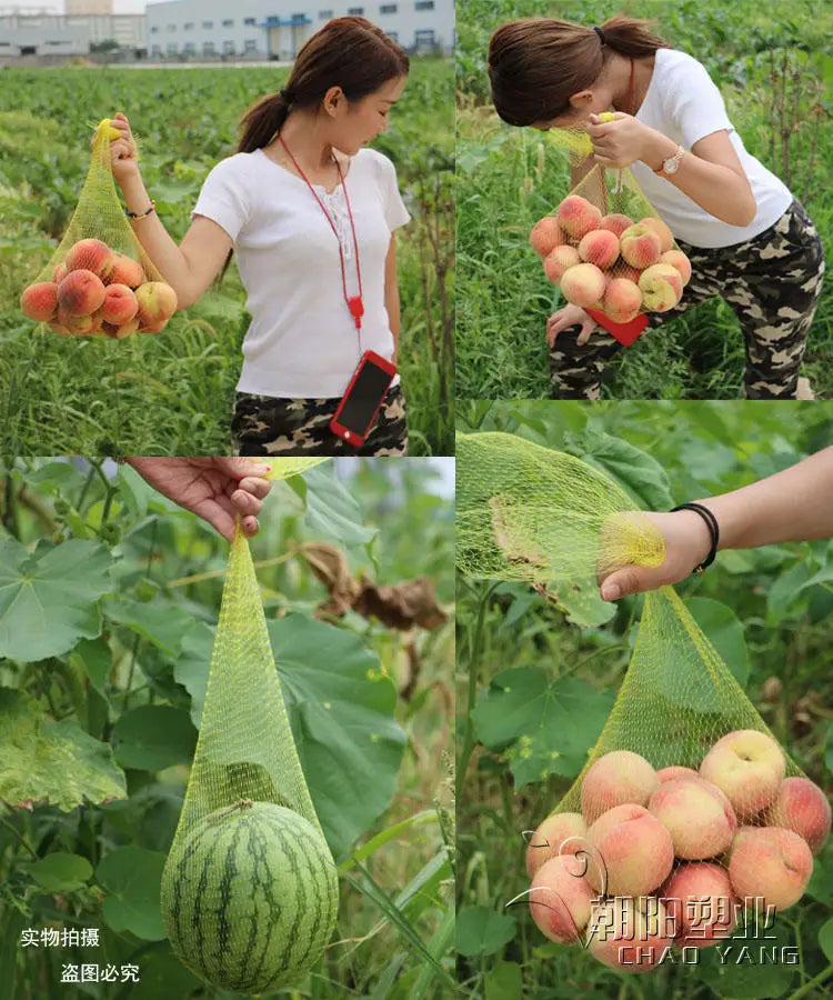 100pcs Plastic net bag packing mesh bag to receive packaging net food packaging net  arts and crafts Gardening net