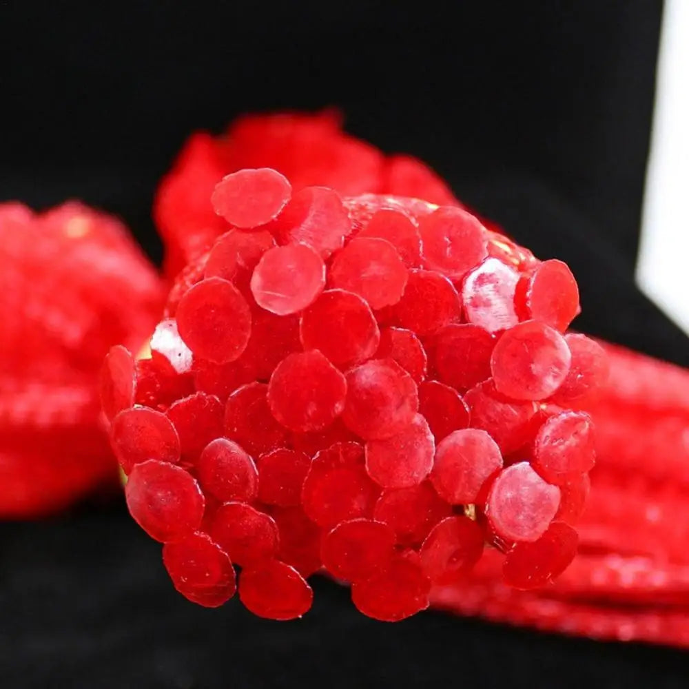 100PCS Melons Hammock Netting Bags Red Reusable Watermelon Support Nets With Rope Closures For Cantaloupes,Fruit Protection