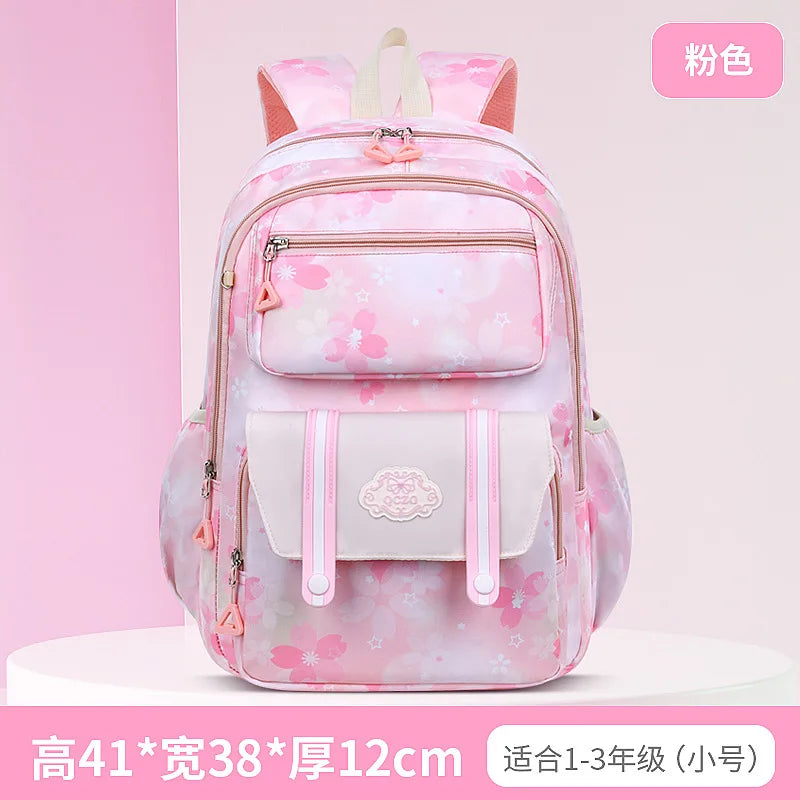 Princess Orthopedic Kids School Bag 2025 Children's Backpack for Girls Primary School Book Bag - Sustainable & Comfortable