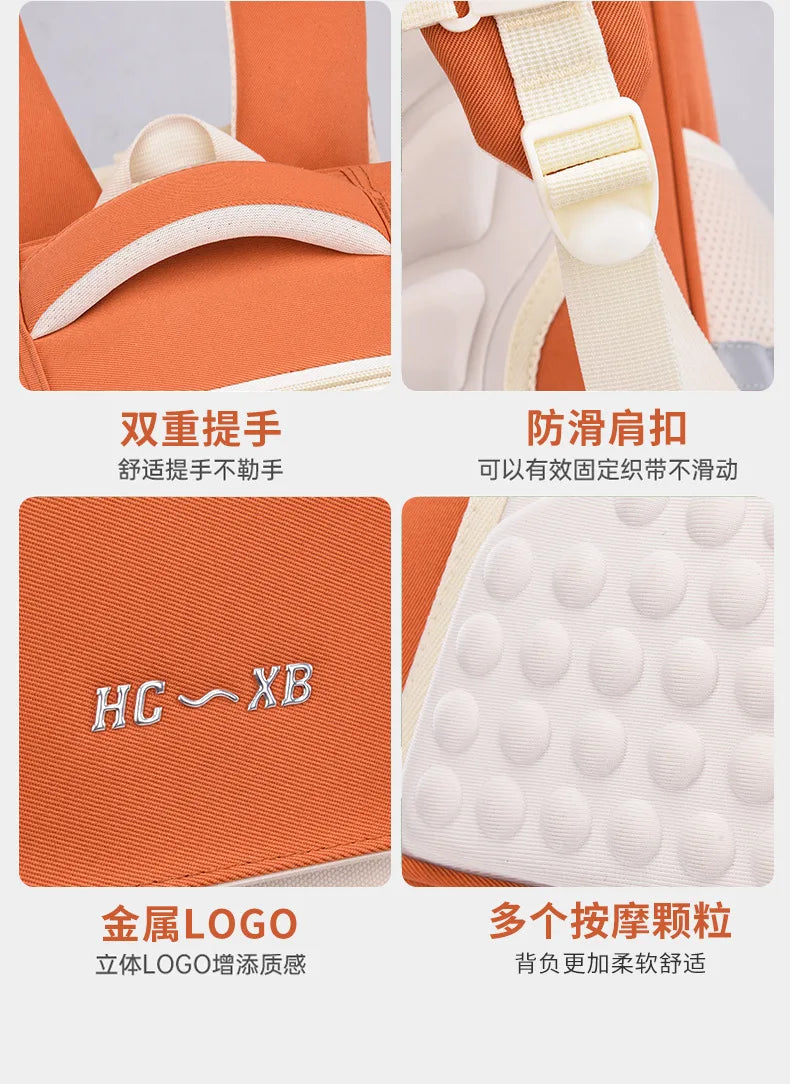 waterproof Children School Bags Girls boys Primary school backpack Orthopedic Backpack schoolbag kids book bag Mochila Infantil
