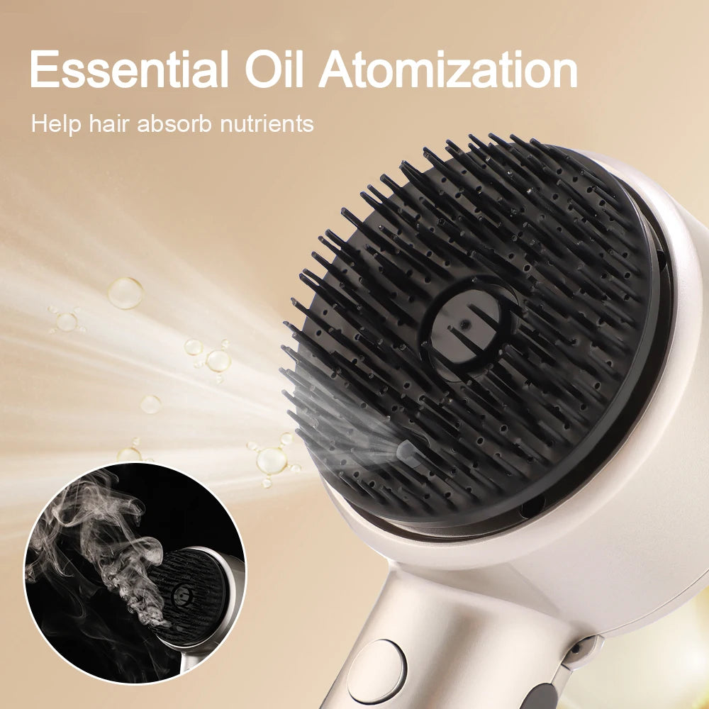 Red Light Vibration Head Massage Comb Electric Massage Comb Oil Applicator Nourishing Scalp Brush Hair Growth Anti Hair Loss