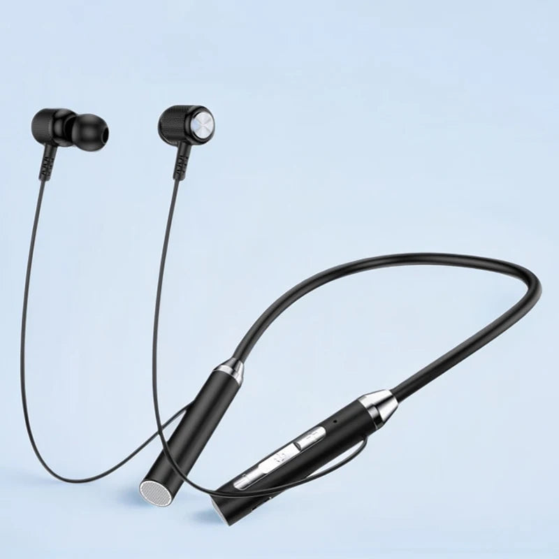 Bluetooth Neckband Earphones Wireless Headphones HIFI Stereo Sport Neck-hanging TWS Bluetooth Headset with Mic Magnetic Earbuds