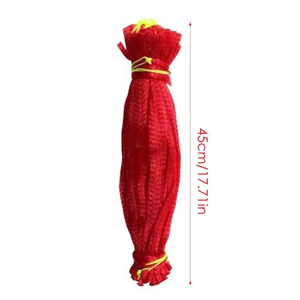 100PCS Melons Hammock Netting Bags Red Reusable Watermelon Support Nets With Rope Closures For Cantaloupes,Fruit Protection