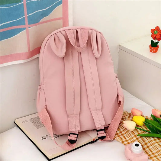 Stitch Disney Girls Boys Children School Bag Cartoon Anime Letter Kids Knapsack Teenager Backpack Student BookBag Rucksack Gifts