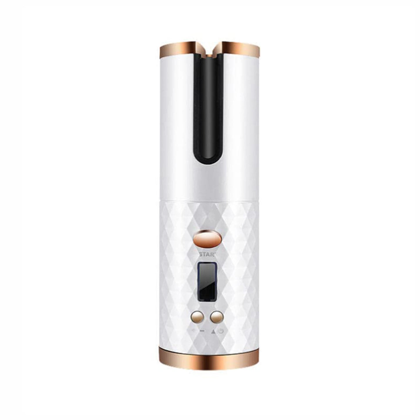 Automatic Rotation Iron, Cordless Iron, 6 Temperature Modes LCD Display Cordless Automatic Hair Roller for wavy hair