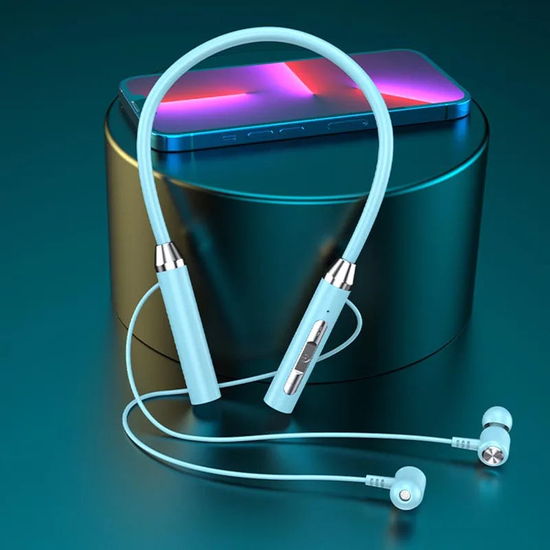 Neckband Magnetic Earphones Bluetooth Wireless Headphones Bluetooth Sport Running Earbuds Waterproof Bluetooth Headset With Mic