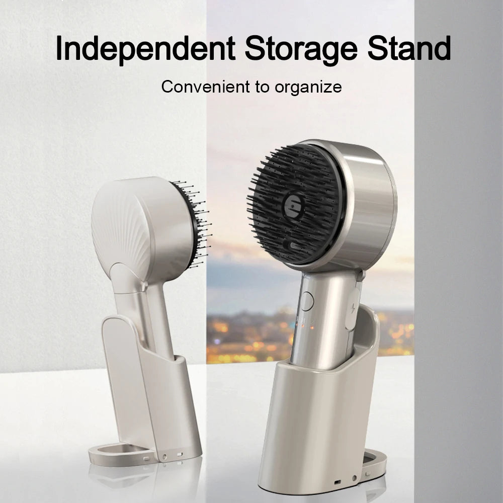 Red Light Vibration Head Massage Comb Electric Massage Comb Oil Applicator Nourishing Scalp Brush Hair Growth Anti Hair Loss
