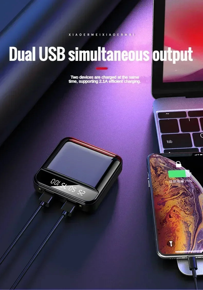 Xiaomi Power Bank 30000mAh Mini Power Bank Pocket Power Bank Small Portable Fast Charging Power Bank Mobile Phone Accessories