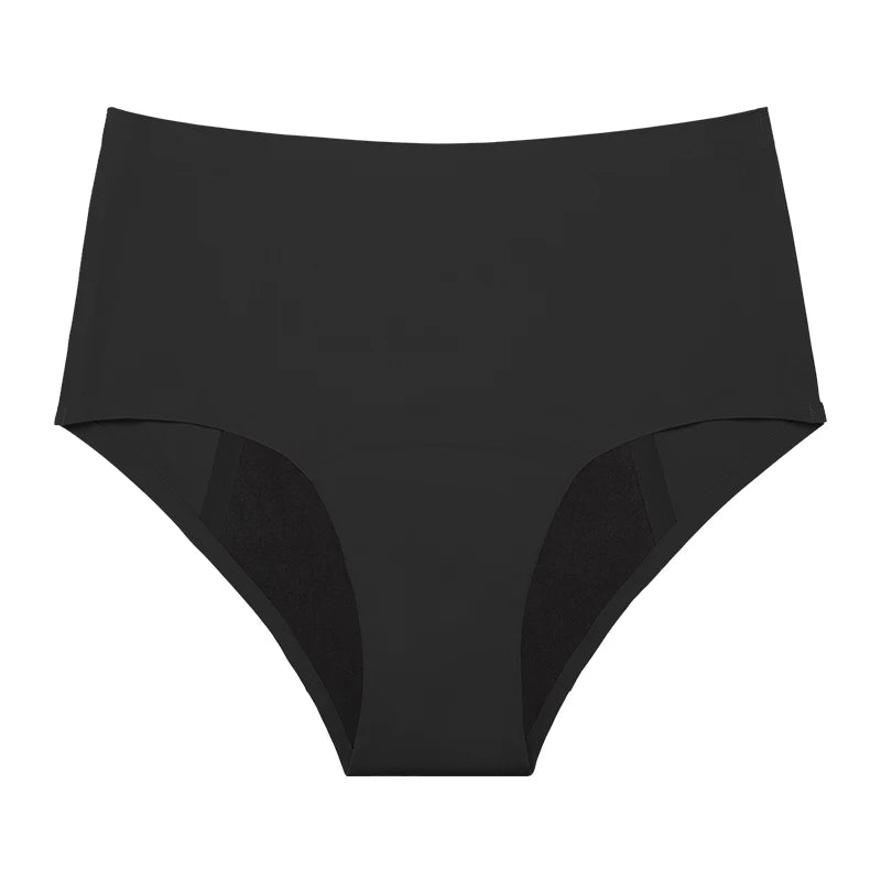 Hot Sale Mid-Rise Seamless Menstrual Period Panties 4 Layers Absorbent Leak Proof Culotte Lengthened Menstrual Panties