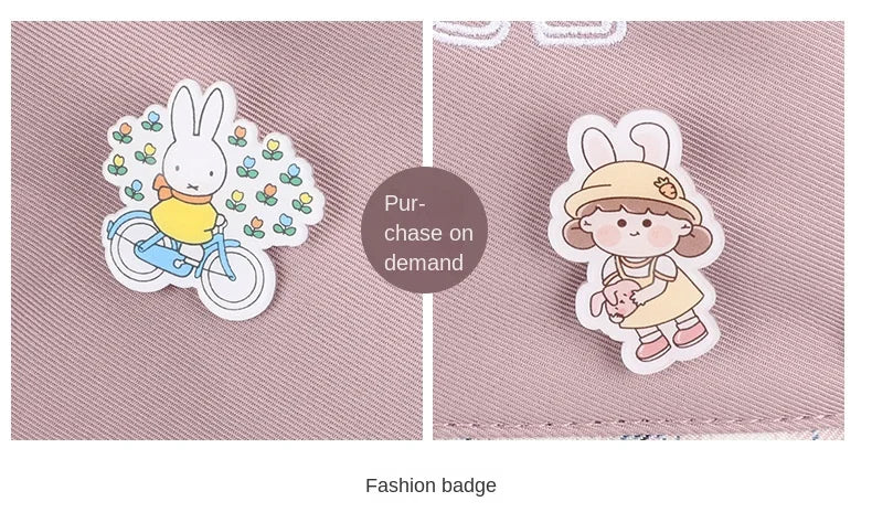 Children School Bags For Girls Large Schoolbag Kawaii Primary School Backpack Kids Book Bag Waterproof Laptop Travel Rucksack