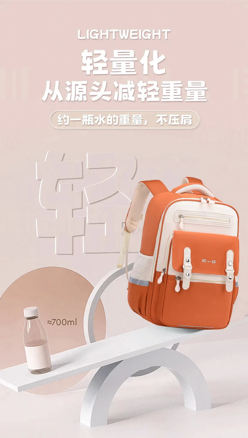 waterproof Children School Bags Girls boys Primary school backpack Orthopedic Backpack schoolbag kids book bag Mochila Infantil