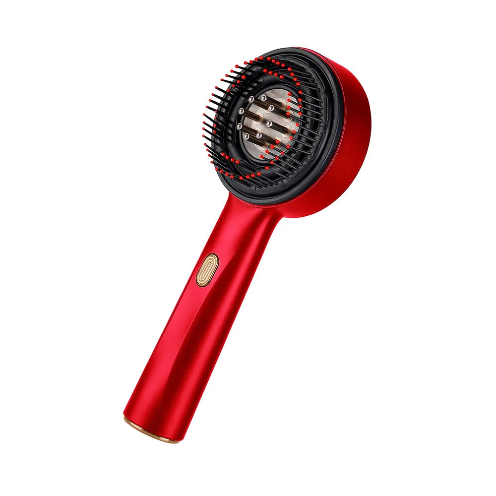 Electric Vibration Massage Comb Red Light Therapy Hair Growth Massage Scalp Brush Anti Hair Loss Liquid Oil Applicator Hair Care