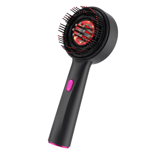 Electric Head Scalp Massage Brush Shiatsu Hair Scalp Massager Laser Comb for Scalp Hair Essence Oil Applicator Deep Muscle Relax