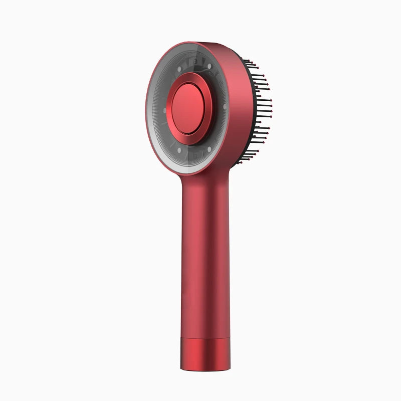Electric Massage Comb Vibration Red Light Therapy Hair Growth Massage Scalp Brush Anti Hair Loss Liquid Oil Applicator Hair Care