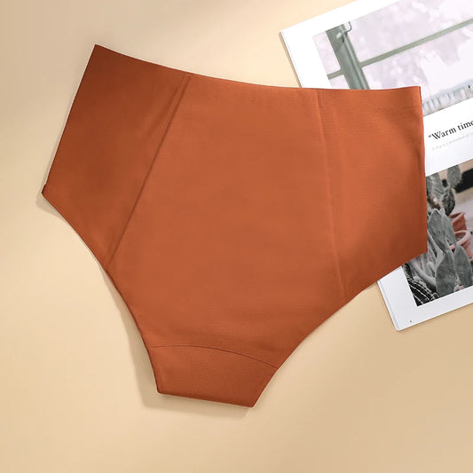 Hot Sale Mid-Rise Seamless Menstrual Period Panties 4 Layers Absorbent Leak Proof Culotte Lengthened Menstrual Panties