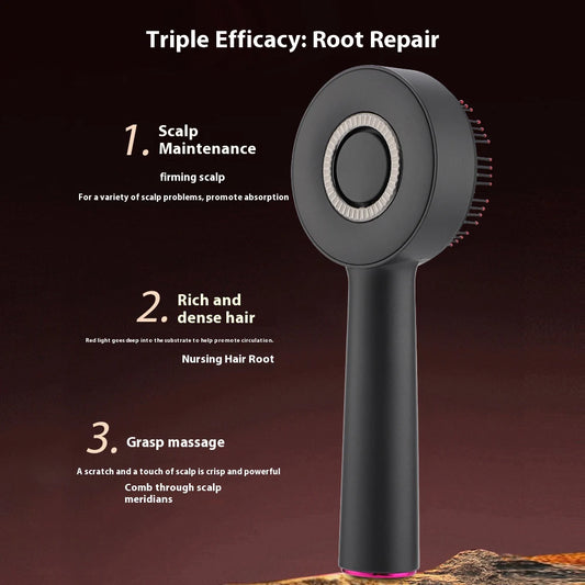Electric Head Scalp Massage Brush Shiatsu Hair Scalp Massager Laser Comb for Scalp Hair Essence Oil Applicator Deep Muscle Relax