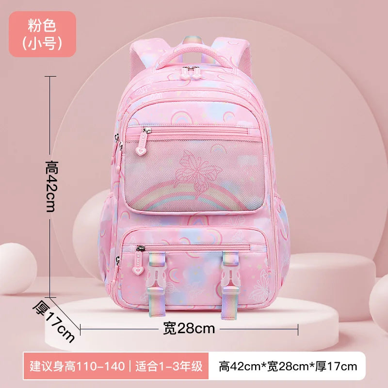 Princess Orthopedic Kids School Bag 2025 Children's Backpack for Girls Primary School Book Bag - Sustainable & Comfortable
