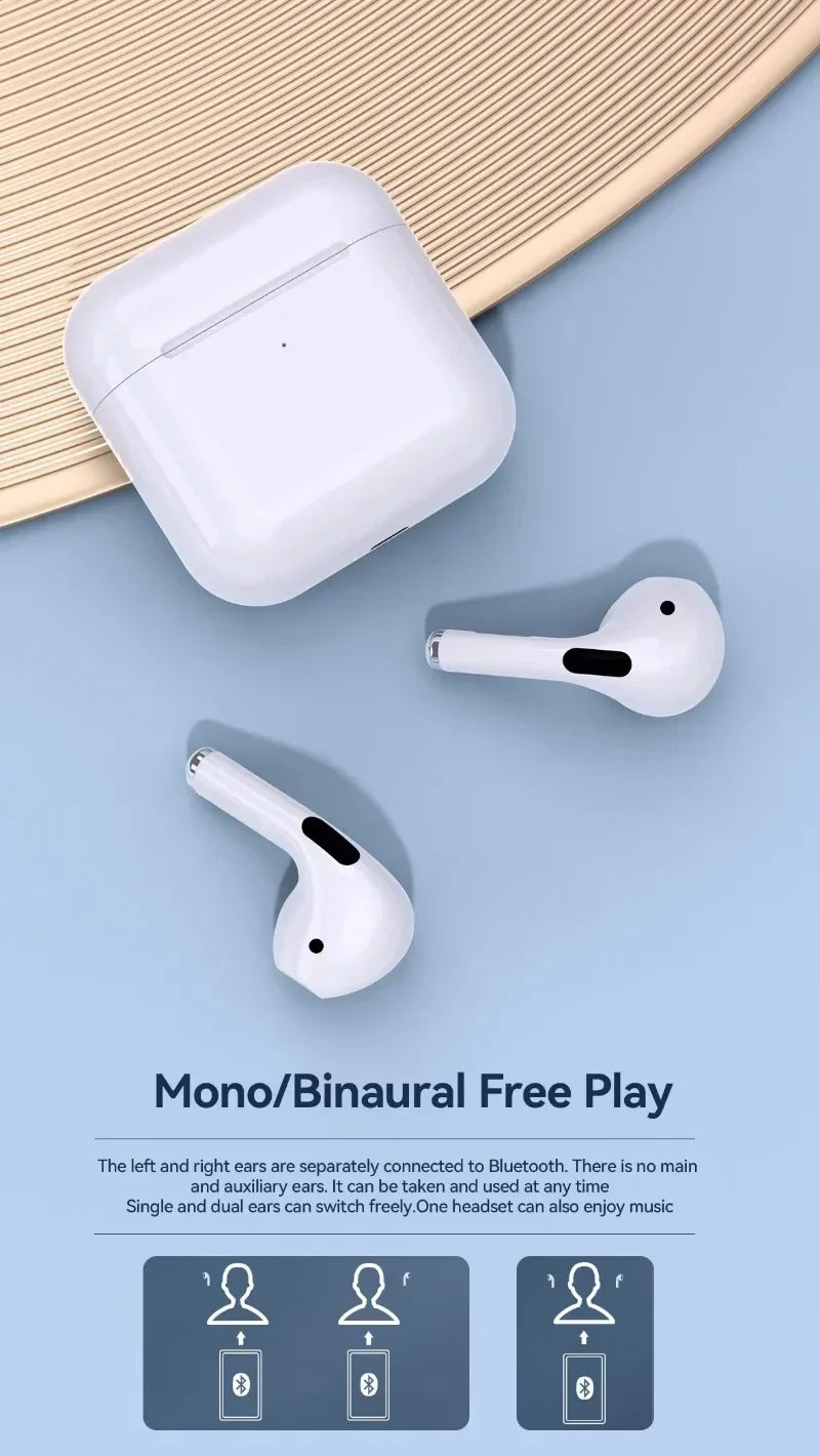 Wireless earphones Air Pro 4 Bluetooth in ear earphones Pro4 earphones are suitable for all iPhone earphones, a great gift